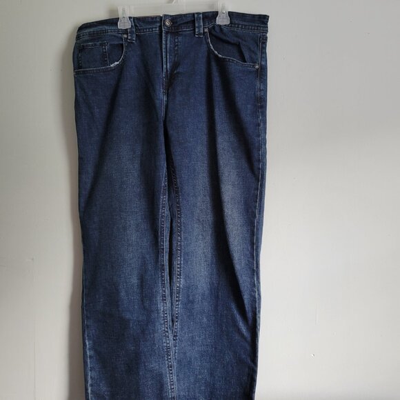 T.K. Axel Blue Jeans Men's 32x30 Denim Stretch Boot Cut Pants NWT - Picture 4 of 6